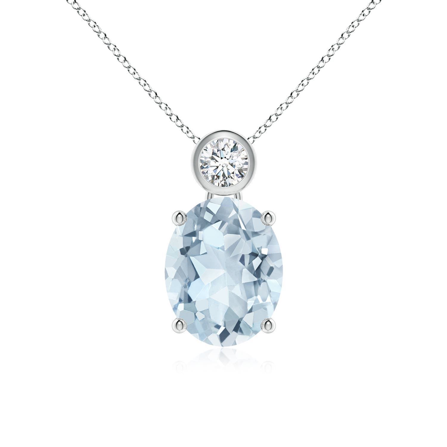 A - Aquamarine / 2.34 CT / 14 KT White Gold