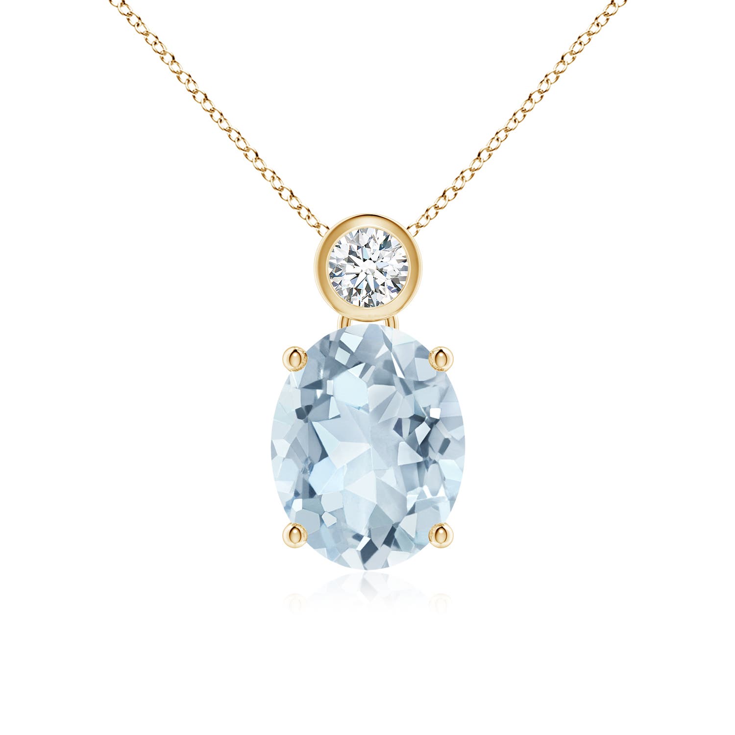 A - Aquamarine / 2.34 CT / 14 KT Yellow Gold