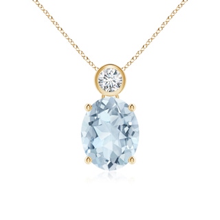 Oval A Aquamarine