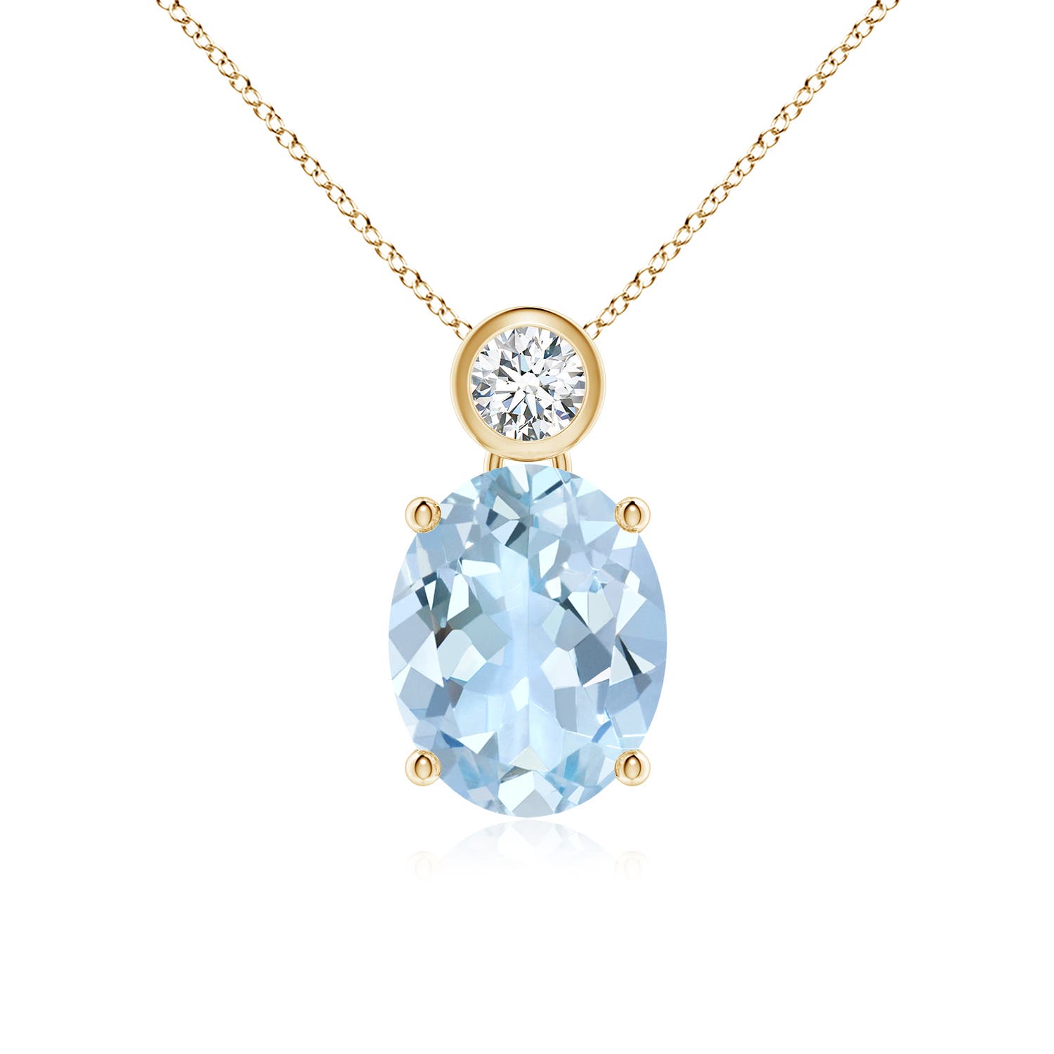 AA - Aquamarine / 2.34 CT / 14 KT Yellow Gold