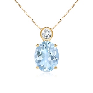Oval AA Aquamarine