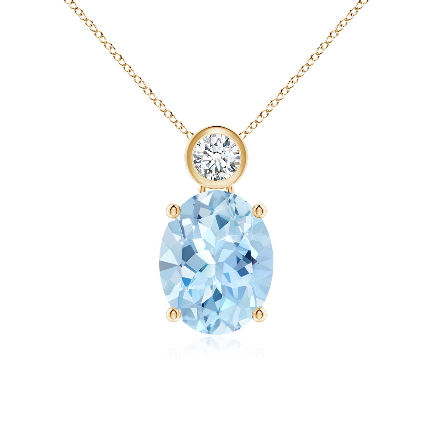 AAA - Aquamarine / 2.34 CT / 14 KT Yellow Gold