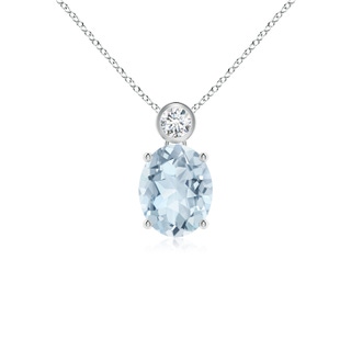 Oval A Aquamarine