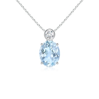 Oval AA Aquamarine