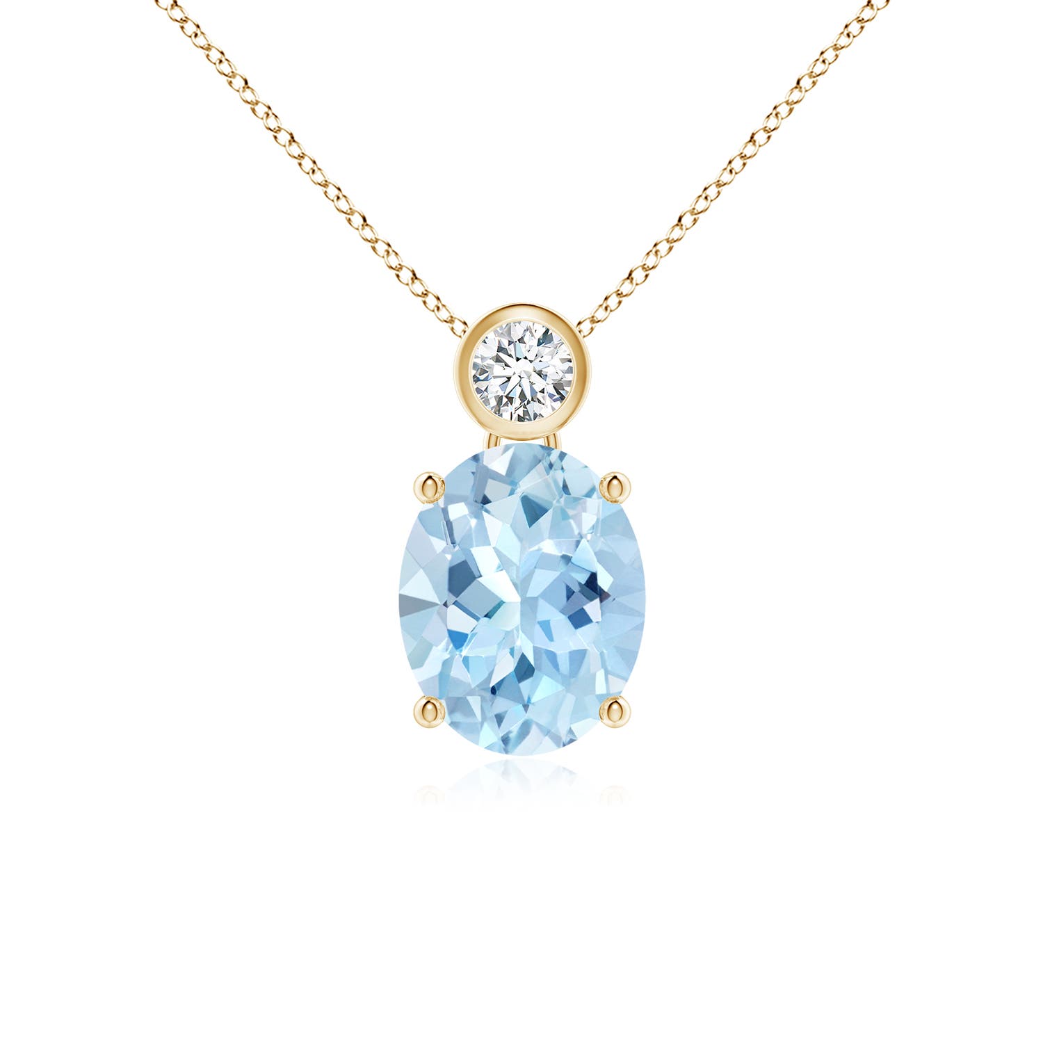 AAA - Aquamarine / 1.61 CT / 14 KT Yellow Gold