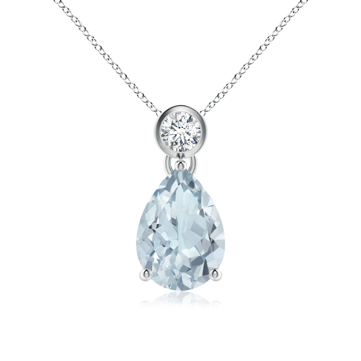 A - Aquamarine / 1.74 CT / 14 KT White Gold