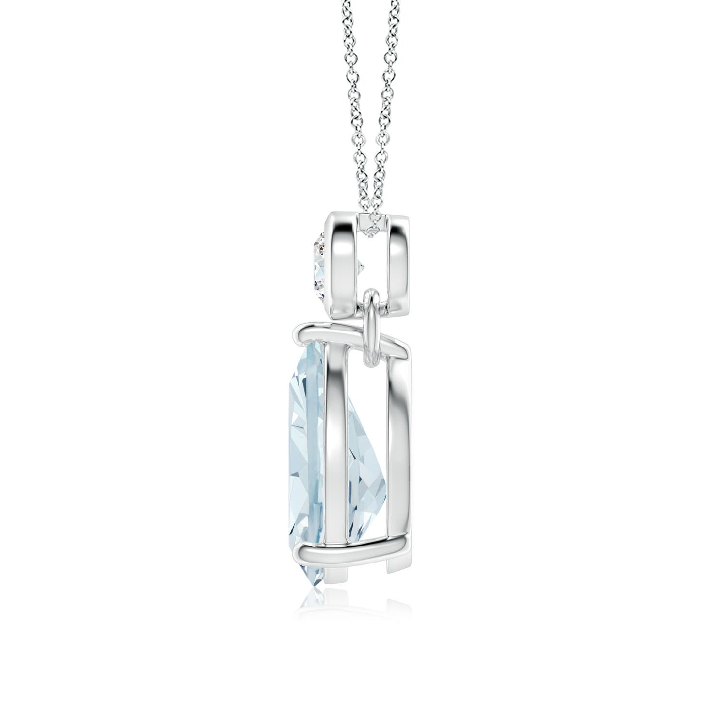 A - Aquamarine / 1.74 CT / 14 KT White Gold