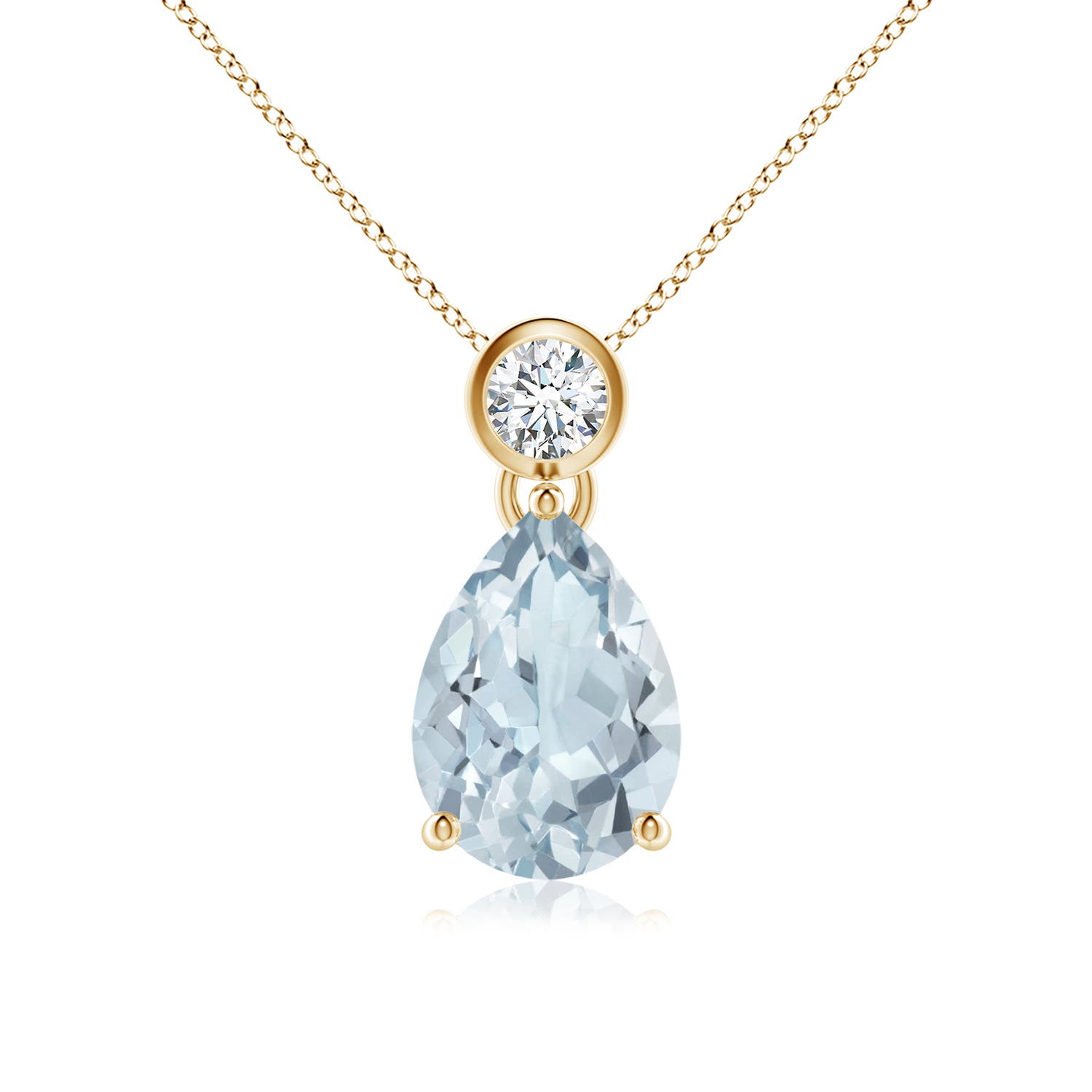 A - Aquamarine / 1.74 CT / 14 KT Yellow Gold