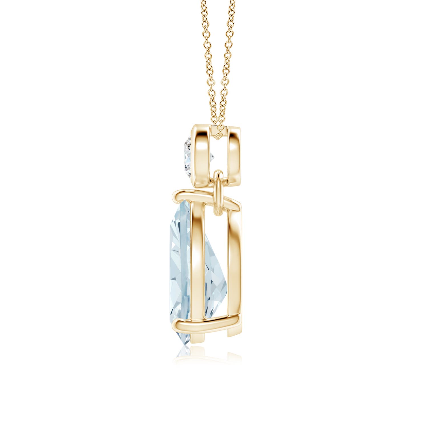 A - Aquamarine / 1.74 CT / 14 KT Yellow Gold