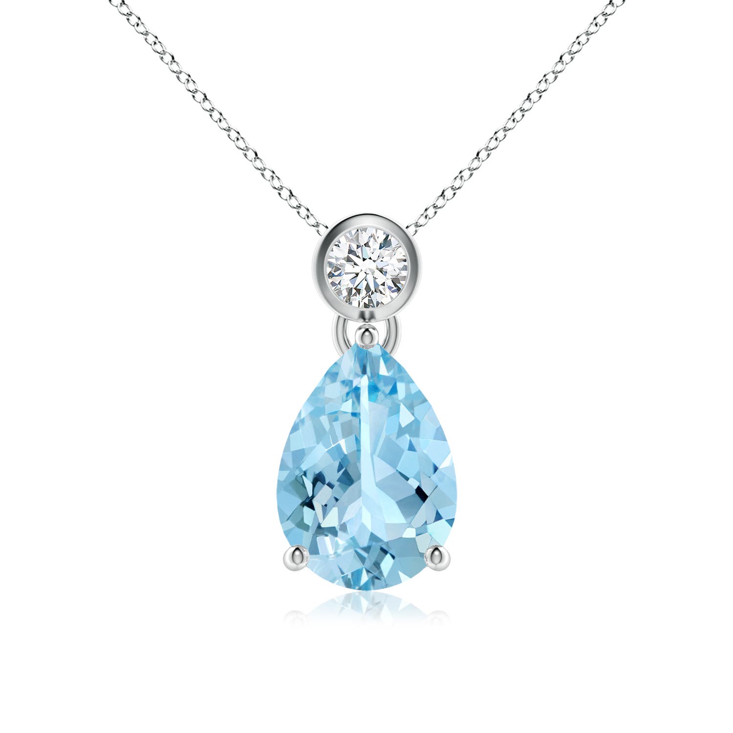 AAAA - Aquamarine / 1.74 CT / 14 KT White Gold