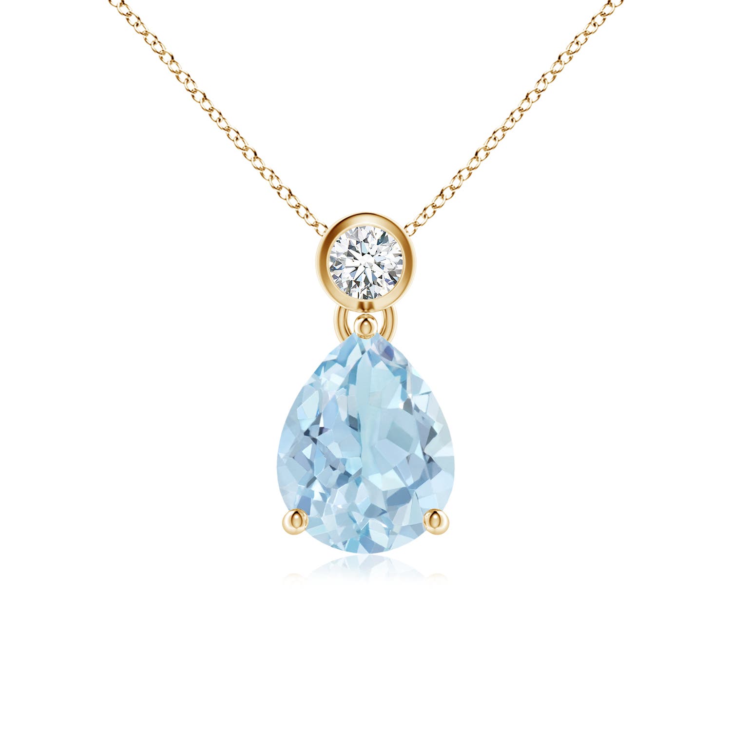 AA - Aquamarine / 1.36 CT / 14 KT Yellow Gold