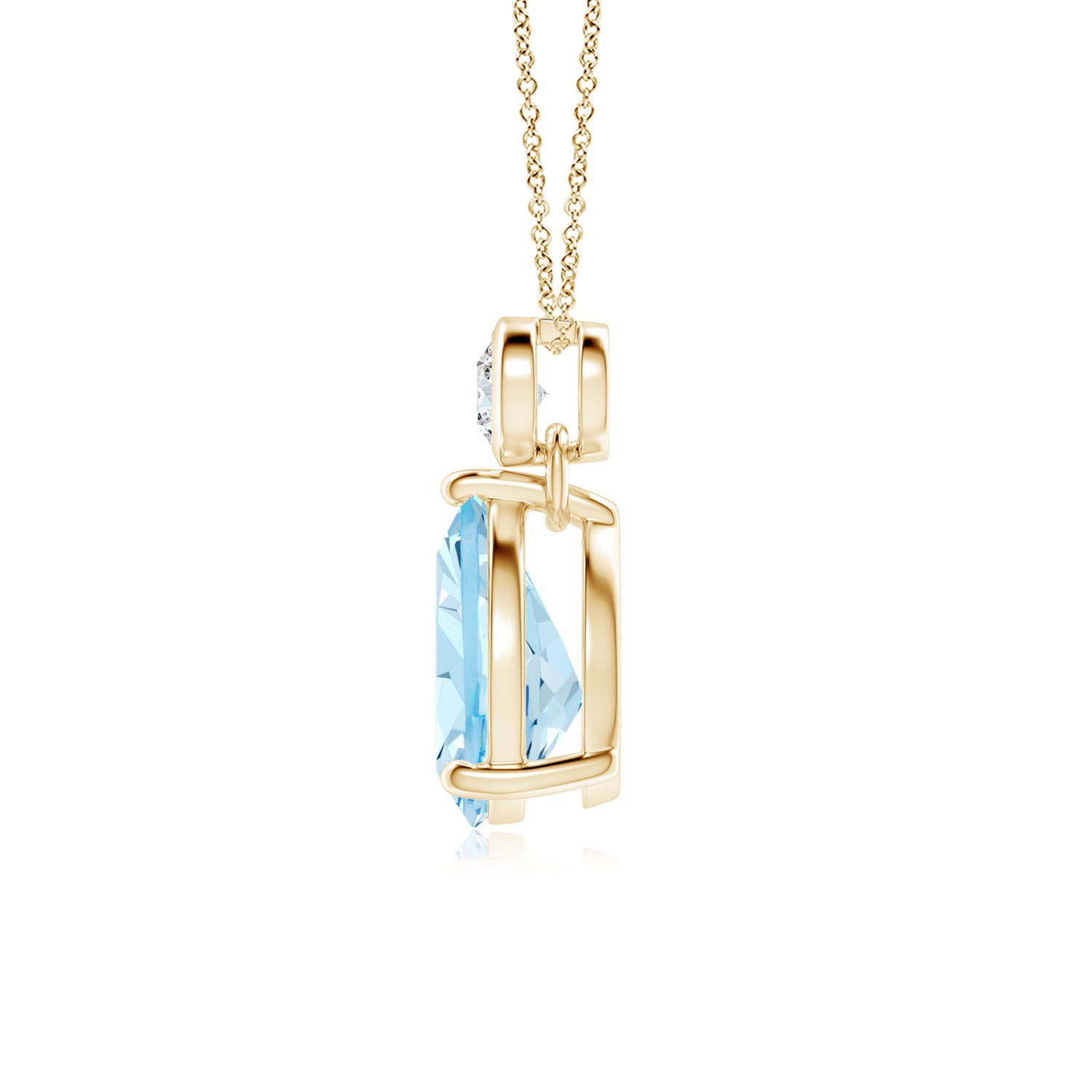 AAA - Aquamarine / 1.36 CT / 14 KT Yellow Gold