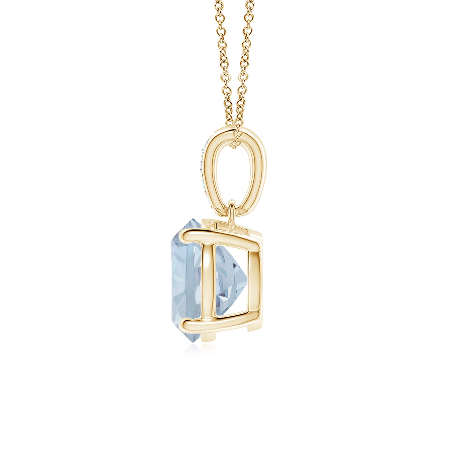 A - Aquamarine / 1.14 CT / 14 KT Yellow Gold