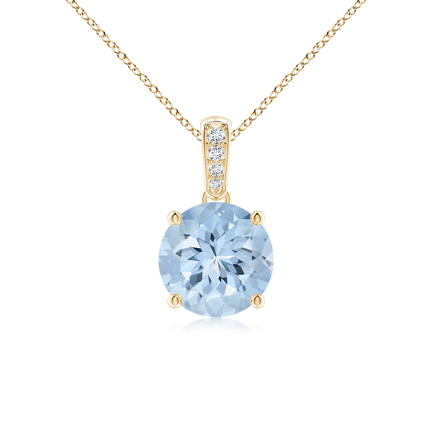 AA - Aquamarine / 1.14 CT / 14 KT Yellow Gold