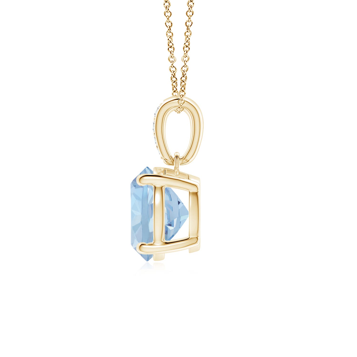 AA - Aquamarine / 1.14 CT / 14 KT Yellow Gold