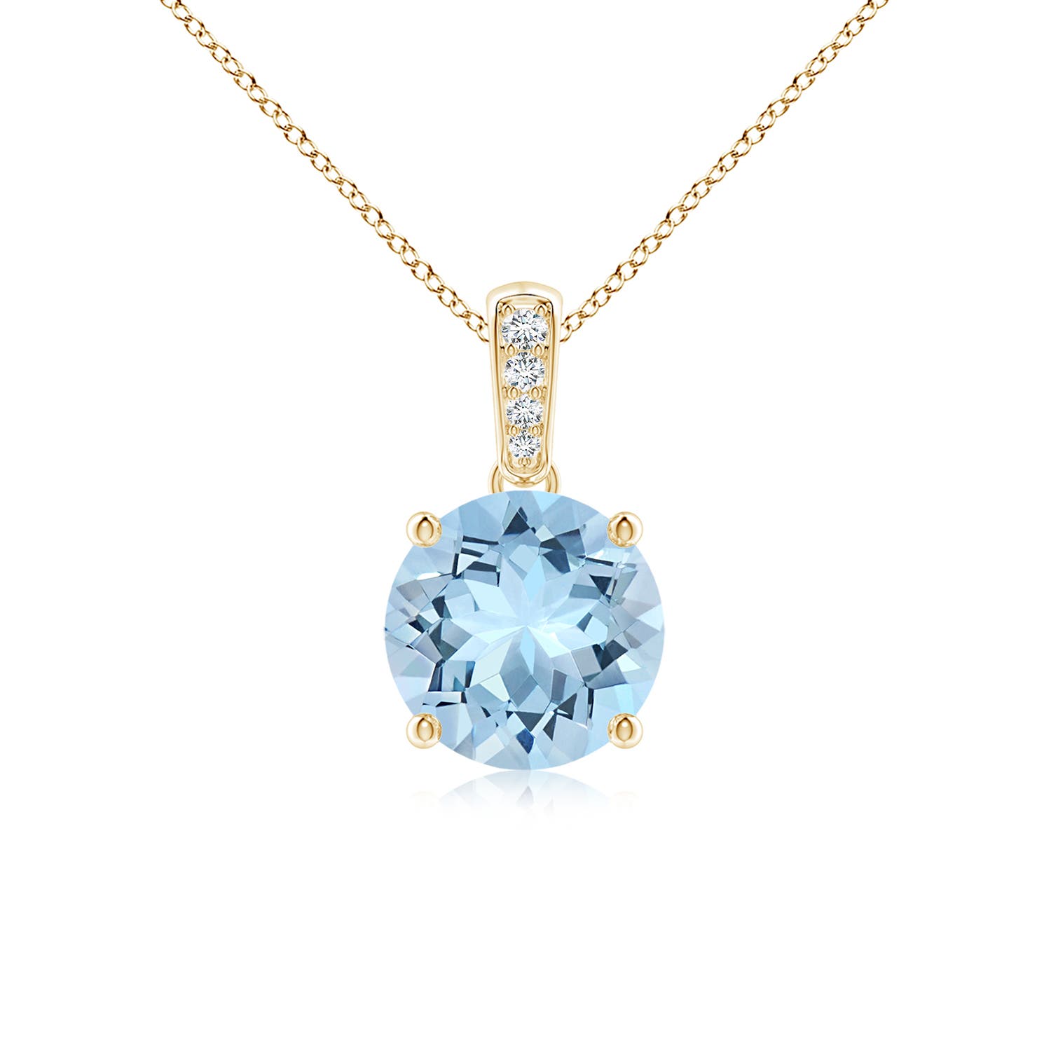 AAA - Aquamarine / 1.14 CT / 14 KT Yellow Gold