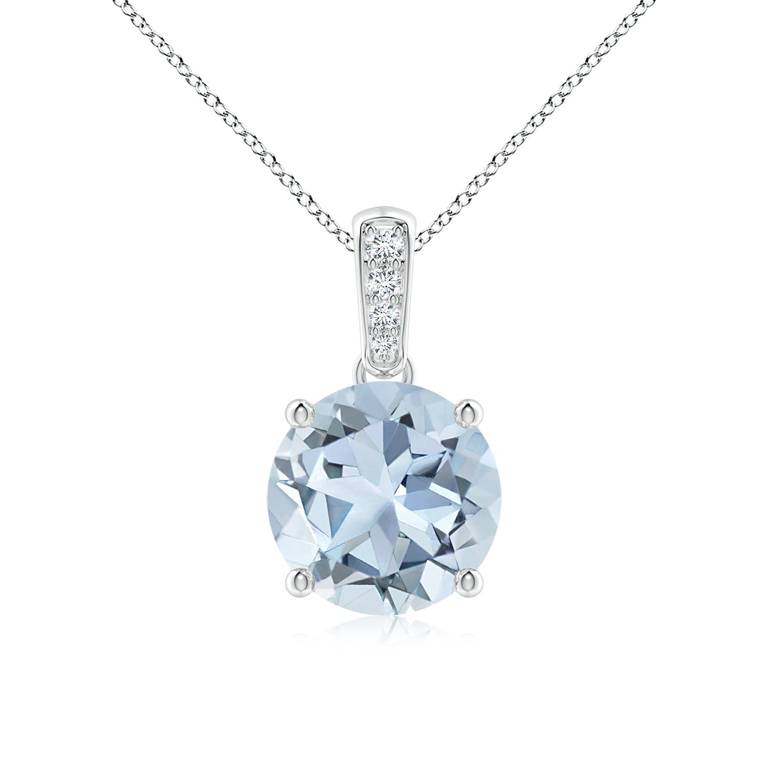 A - Aquamarine / 1.63 CT / 14 KT White Gold