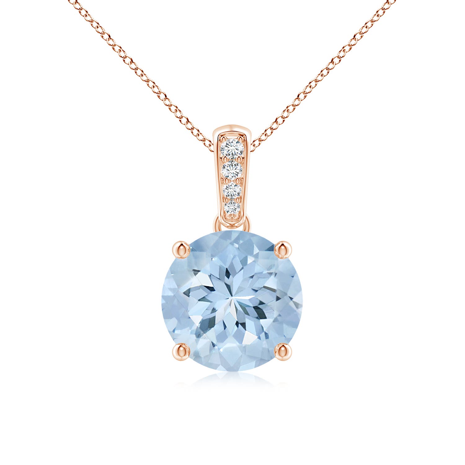 AA - Aquamarine / 1.63 CT / 14 KT Rose Gold