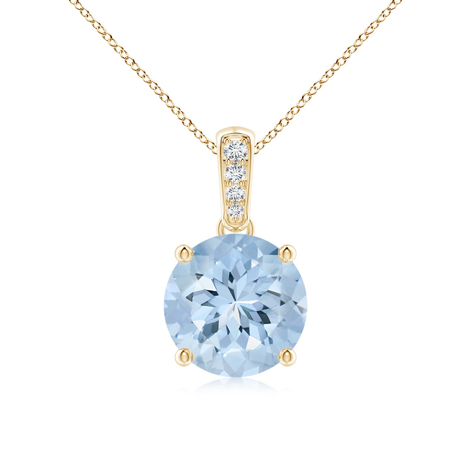 AA - Aquamarine / 1.63 CT / 14 KT Yellow Gold