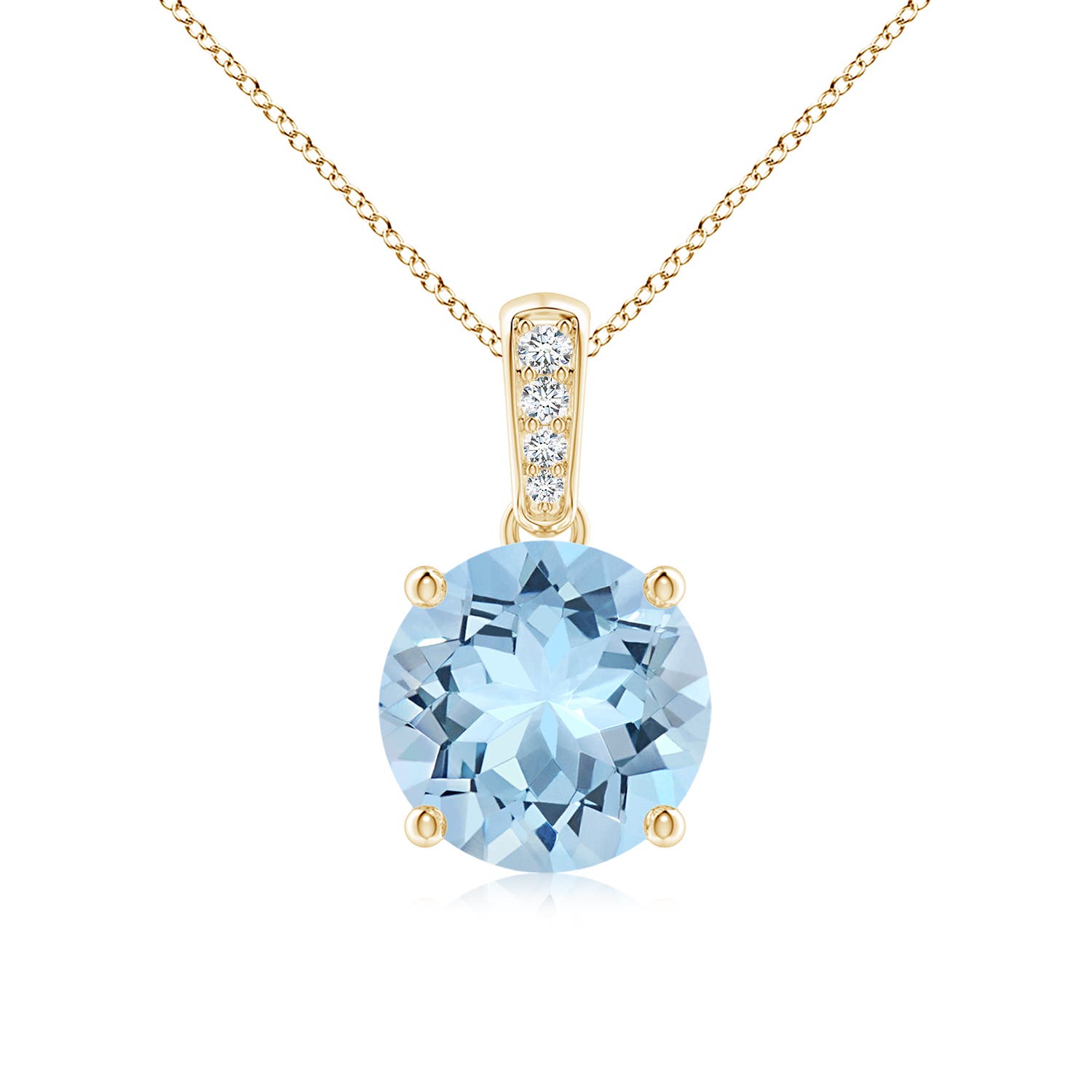 AAA - Aquamarine / 1.63 CT / 14 KT Yellow Gold