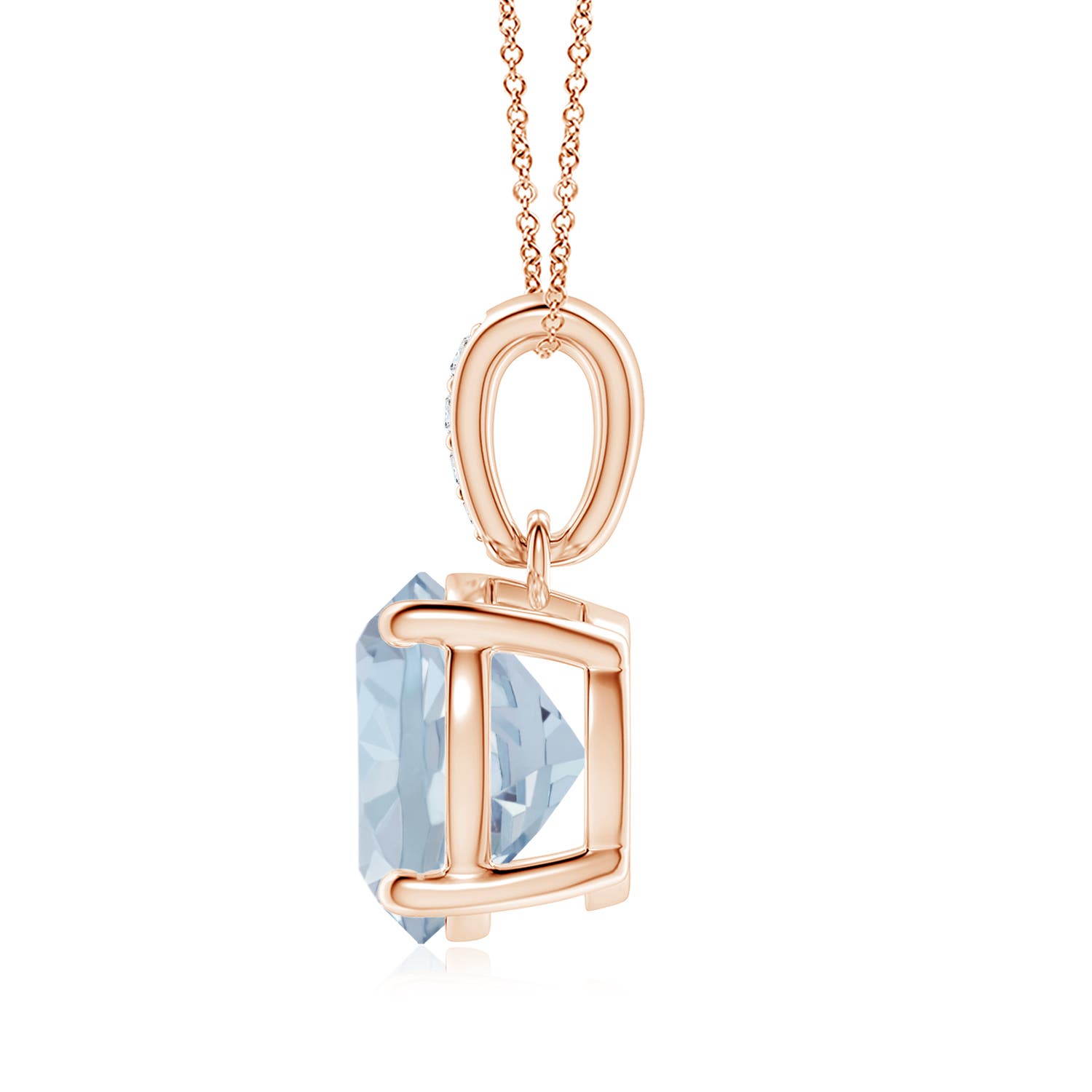 A - Aquamarine / 2.34 CT / 14 KT Rose Gold