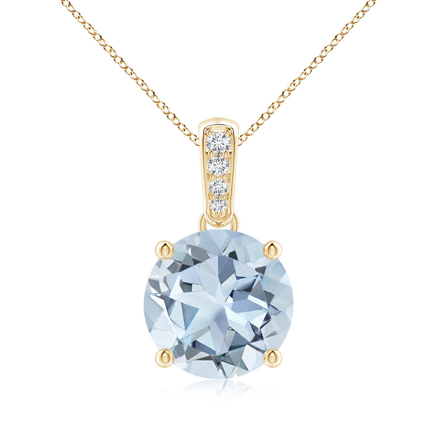 A - Aquamarine / 2.34 CT / 14 KT Yellow Gold