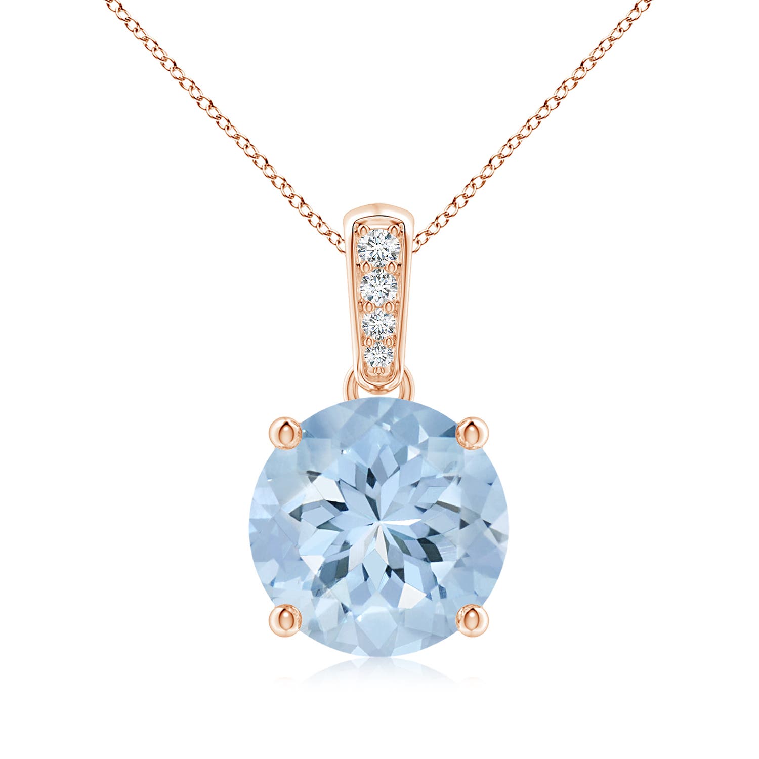 AA - Aquamarine / 2.34 CT / 14 KT Rose Gold