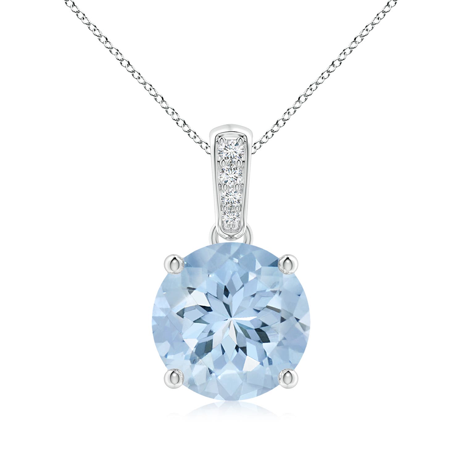 AA - Aquamarine / 2.34 CT / 14 KT White Gold