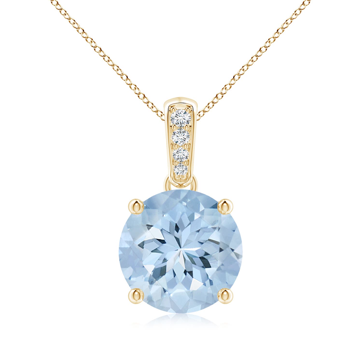 AA - Aquamarine / 2.34 CT / 14 KT Yellow Gold