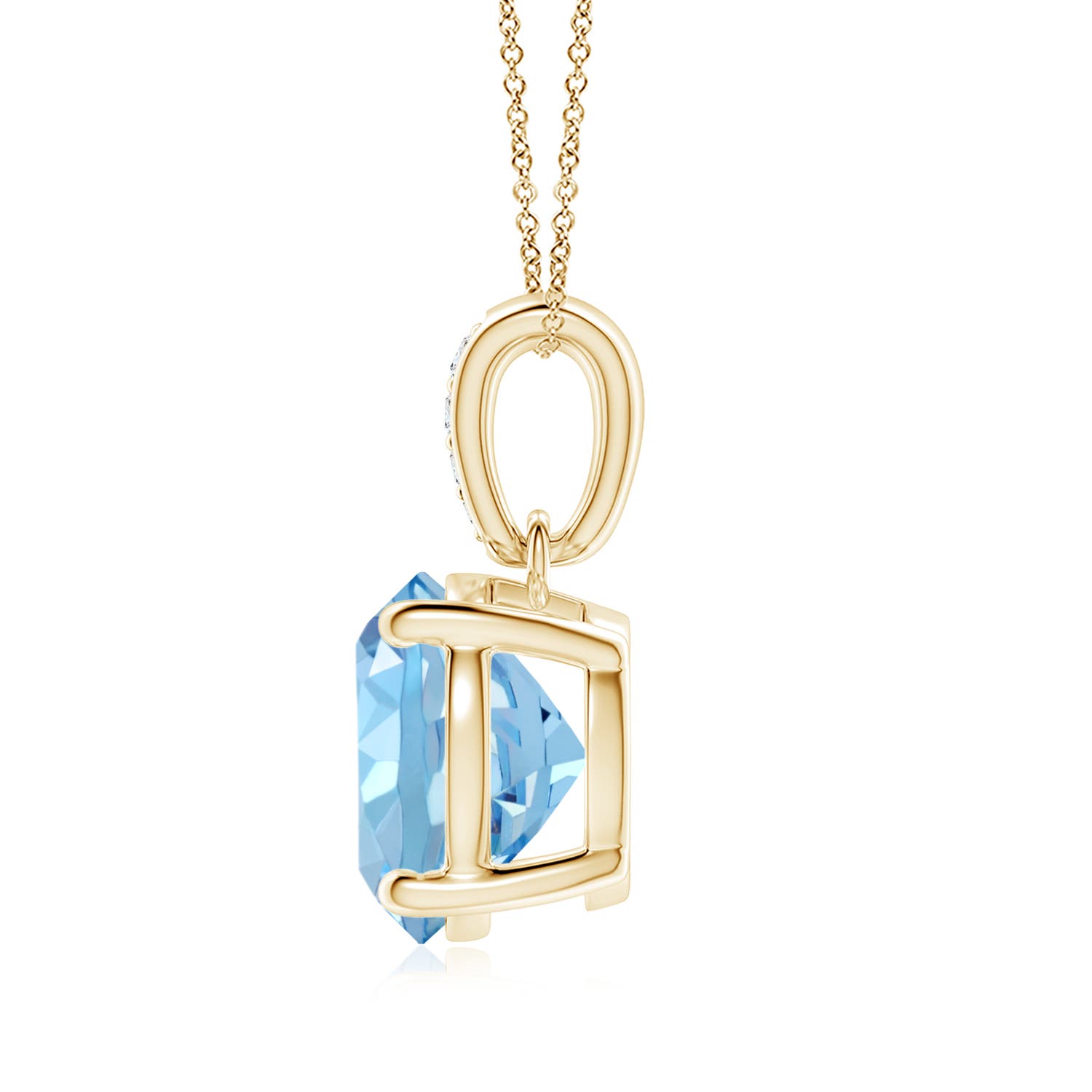 AAAA - Aquamarine / 2.34 CT / 14 KT Yellow Gold