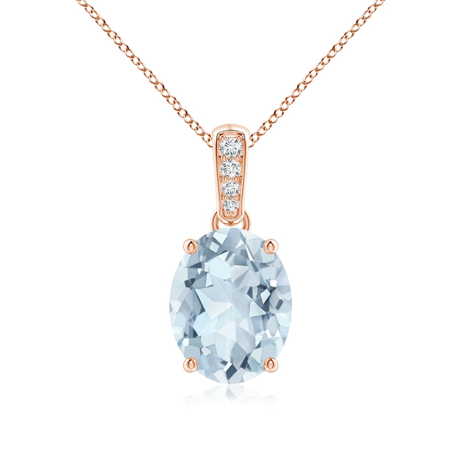 A - Aquamarine / 2.24 CT / 14 KT Rose Gold