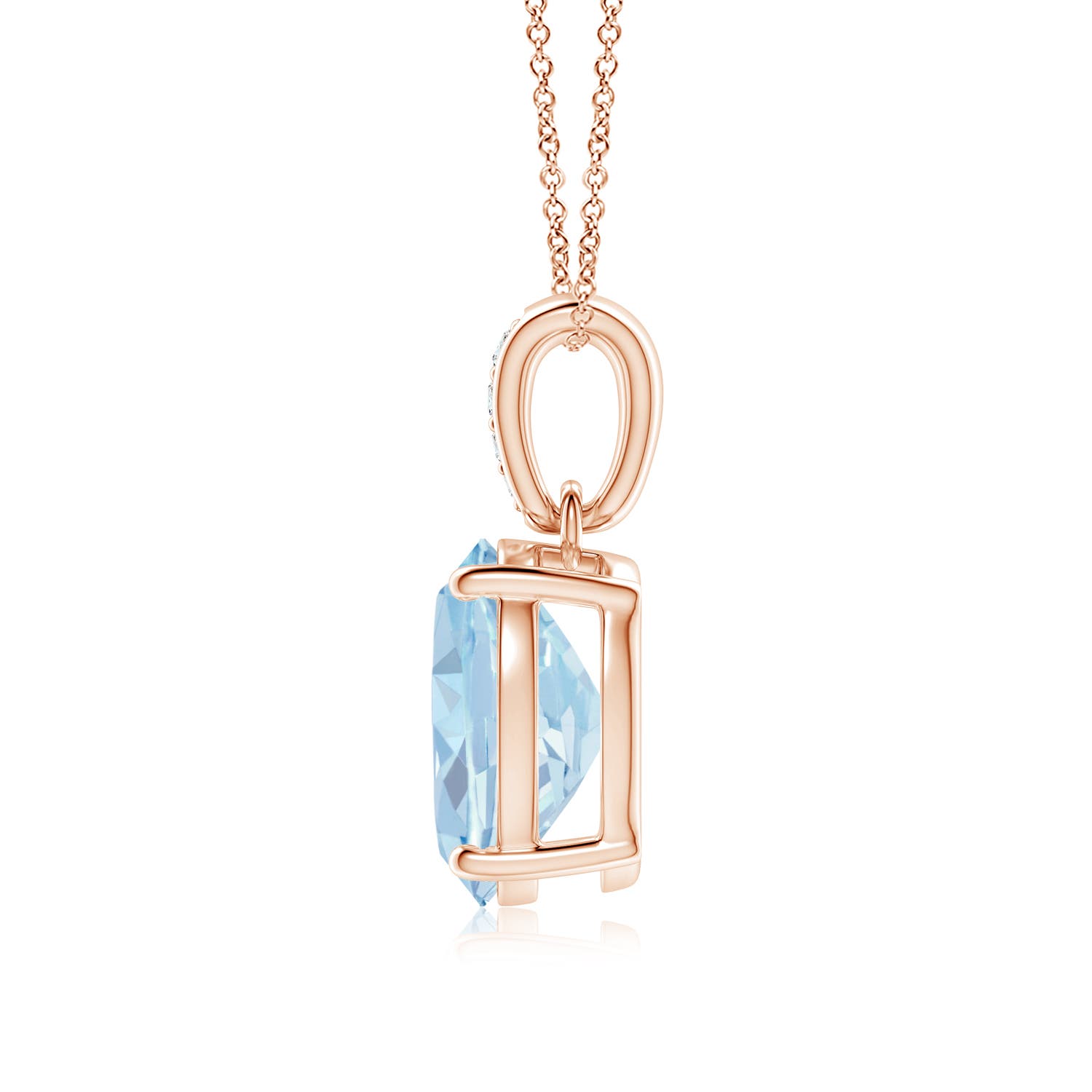 A - Aquamarine / 2.24 CT / 14 KT Rose Gold