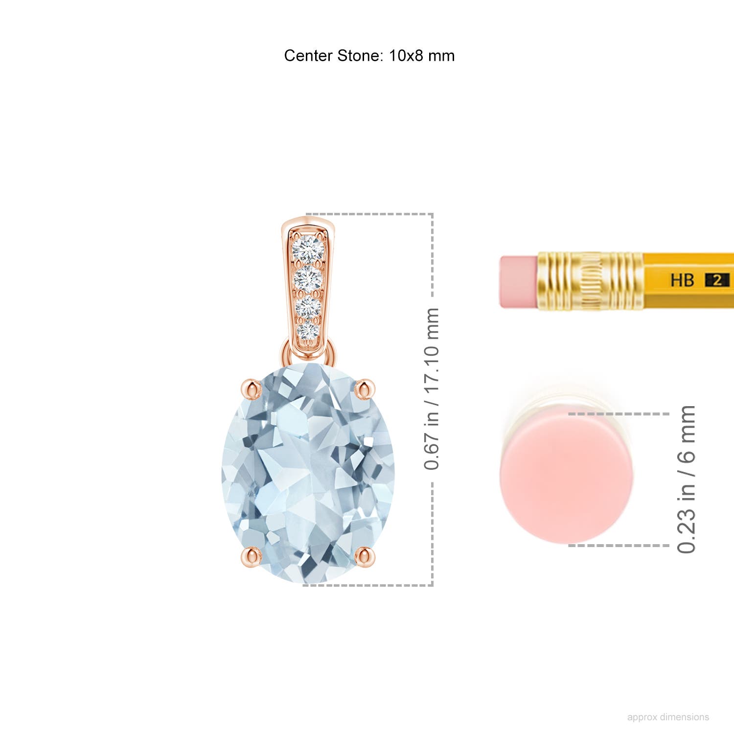 A - Aquamarine / 2.24 CT / 14 KT Rose Gold