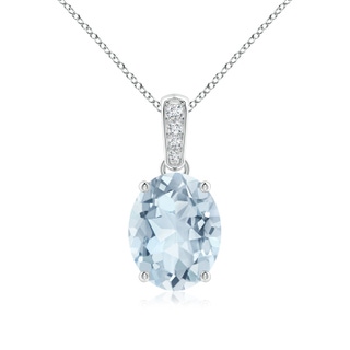 Oval A Aquamarine