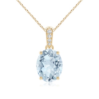 Oval A Aquamarine