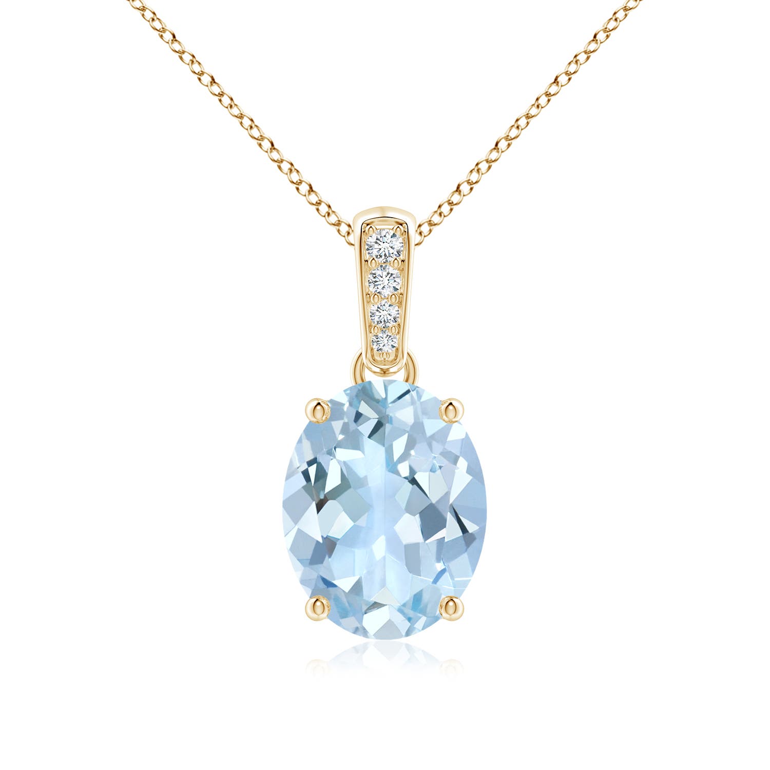 AA - Aquamarine / 2.24 CT / 14 KT Yellow Gold