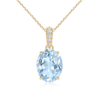 Oval AA Aquamarine