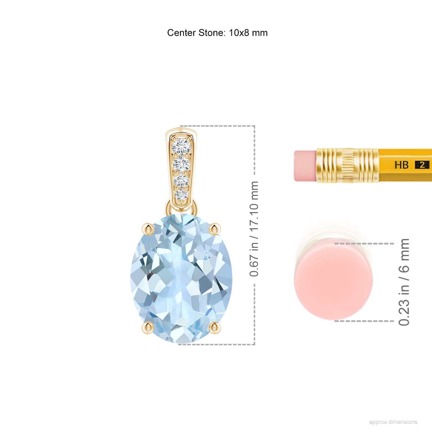 AA - Aquamarine / 2.24 CT / 14 KT Yellow Gold