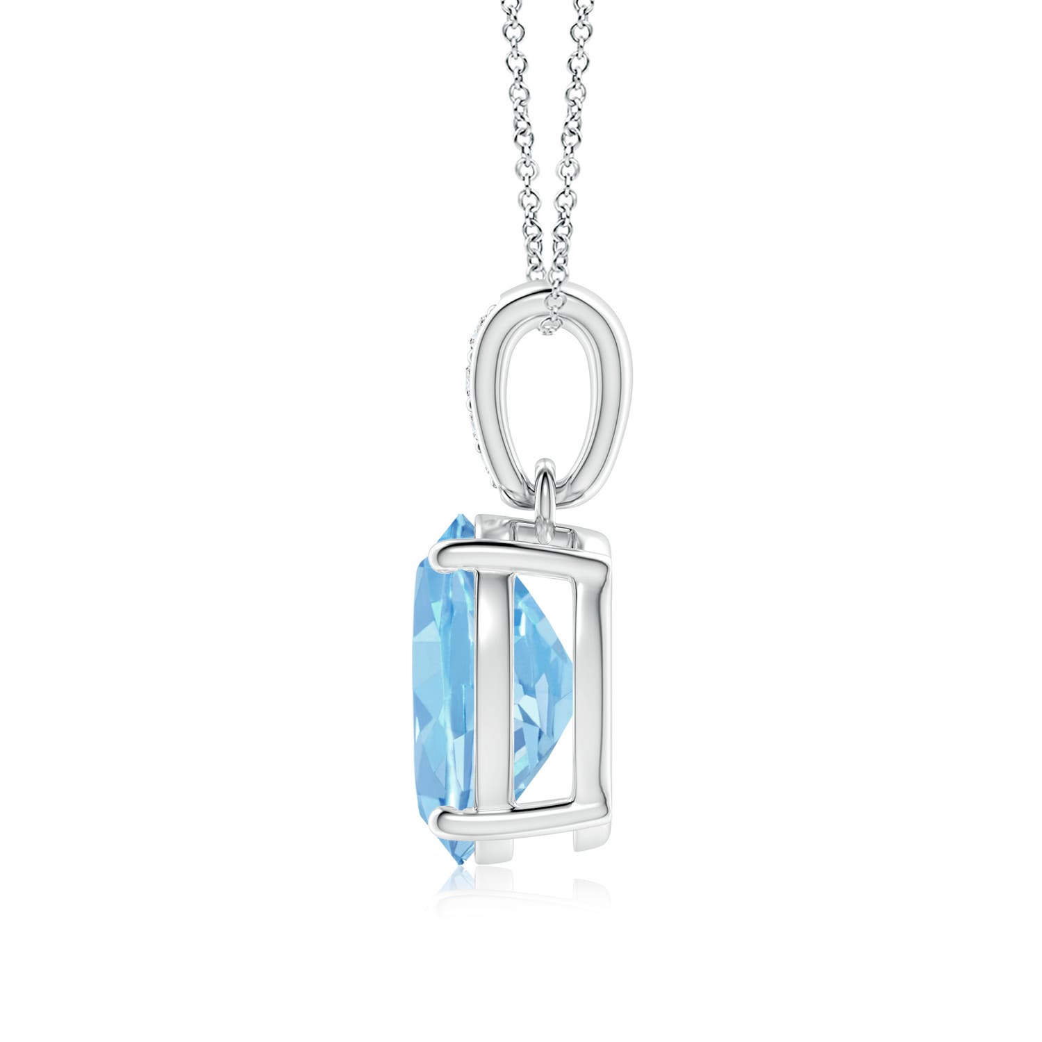 AAAA - Aquamarine / 2.24 CT / 14 KT White Gold