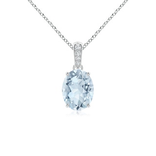 Oval A Aquamarine