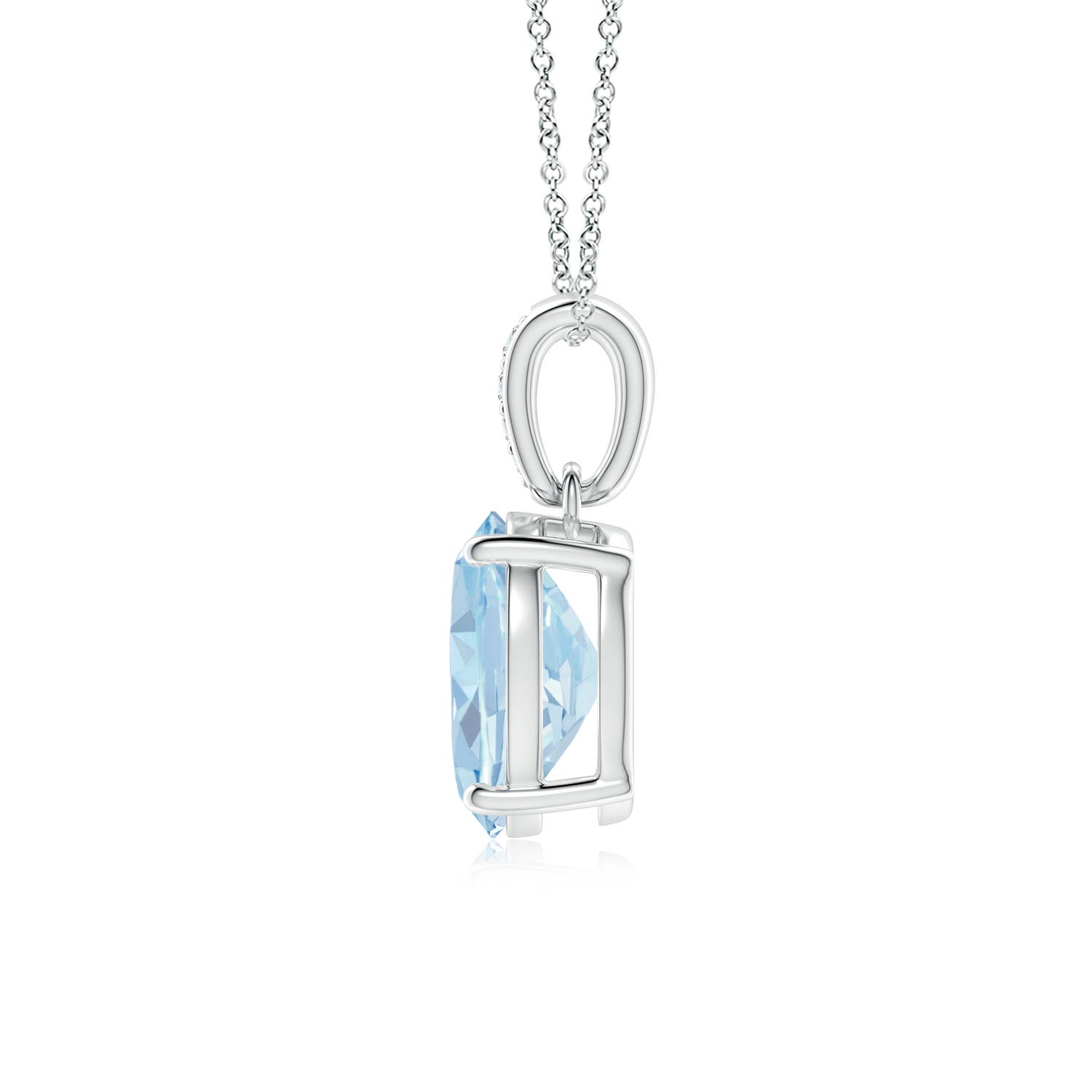 A - Aquamarine / 1.53 CT / 14 KT White Gold