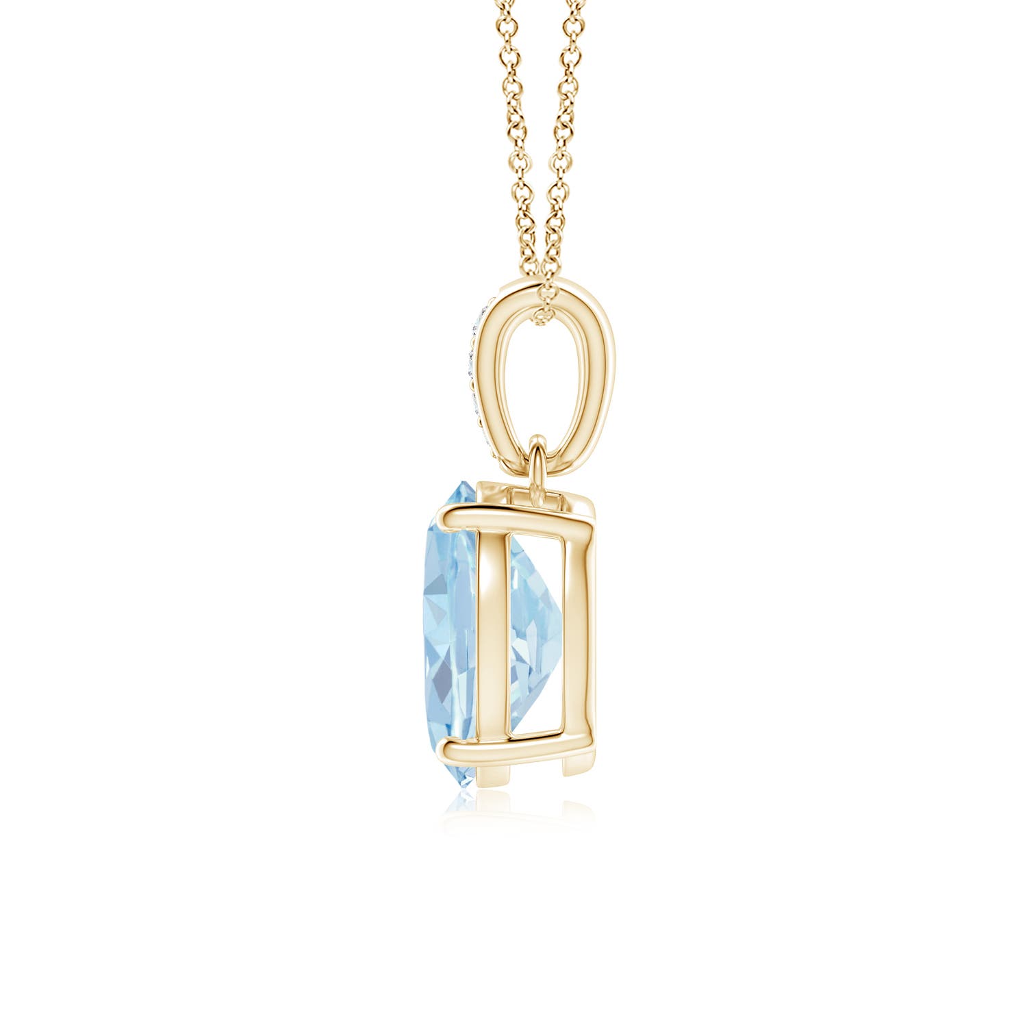 A - Aquamarine / 1.53 CT / 14 KT Yellow Gold