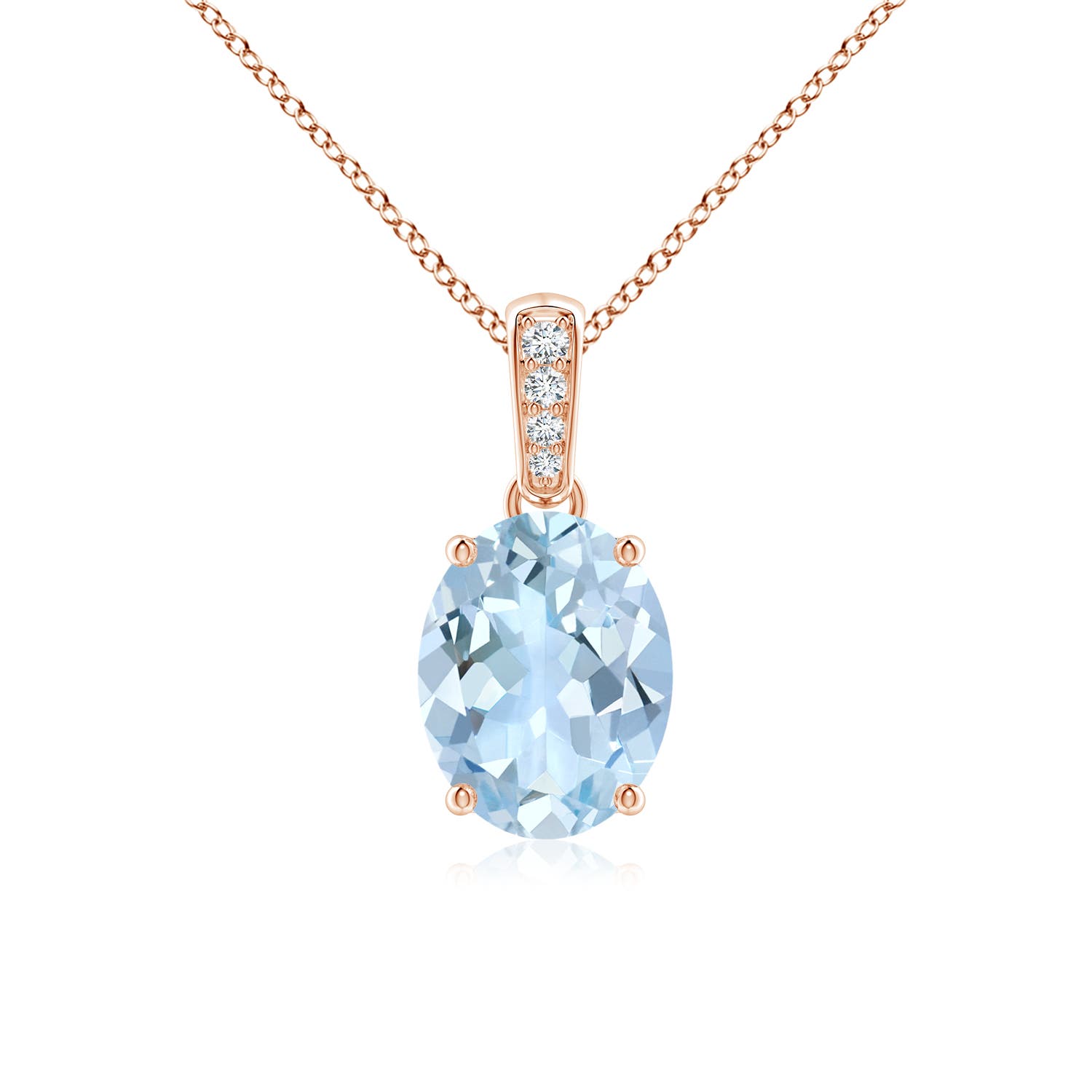 AA - Aquamarine / 1.53 CT / 14 KT Rose Gold