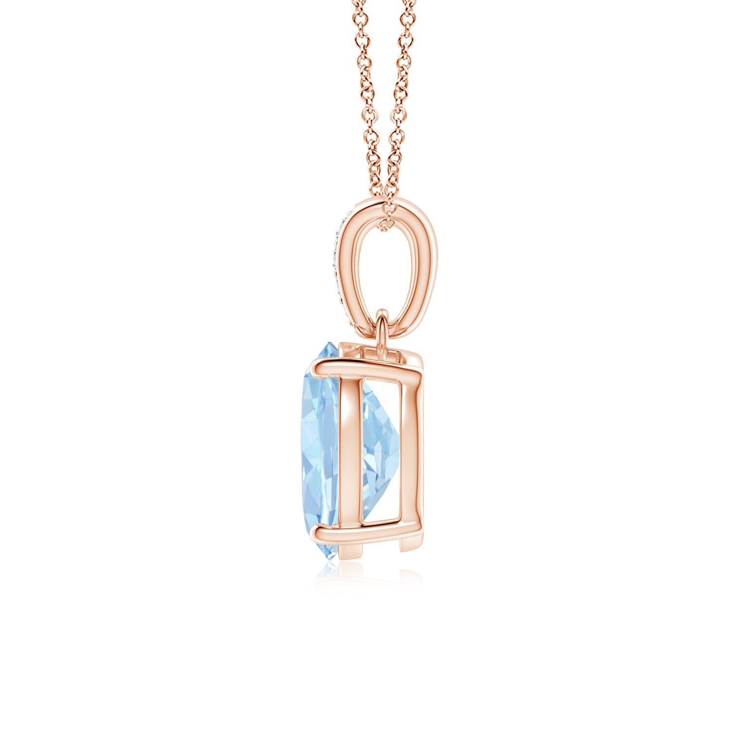 AA - Aquamarine / 1.53 CT / 14 KT Rose Gold