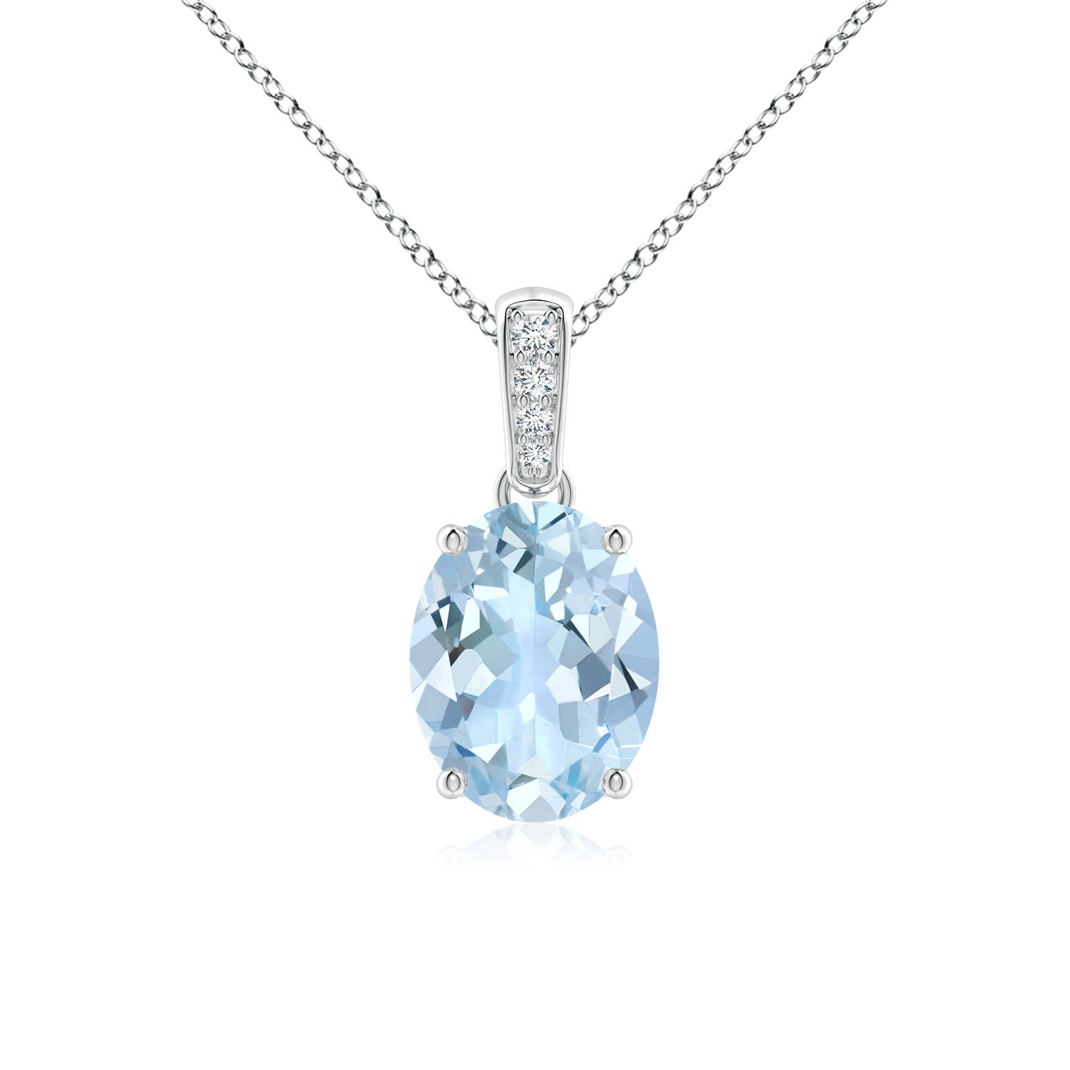 AA - Aquamarine / 1.53 CT / 14 KT White Gold