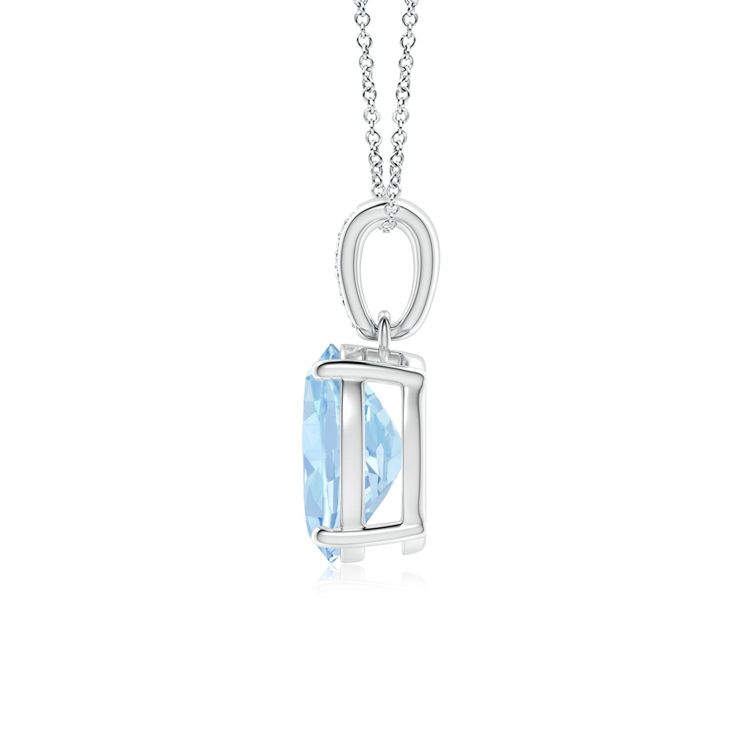 AA - Aquamarine / 1.53 CT / 14 KT White Gold