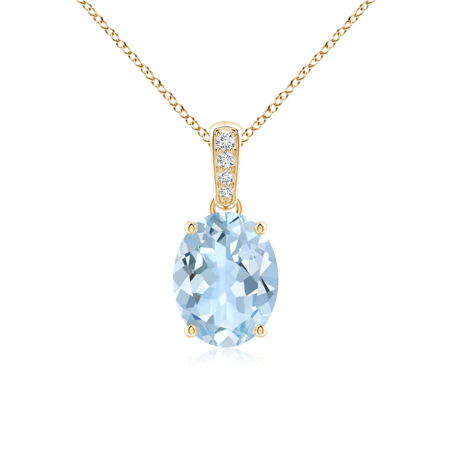 AA - Aquamarine / 1.53 CT / 14 KT Yellow Gold