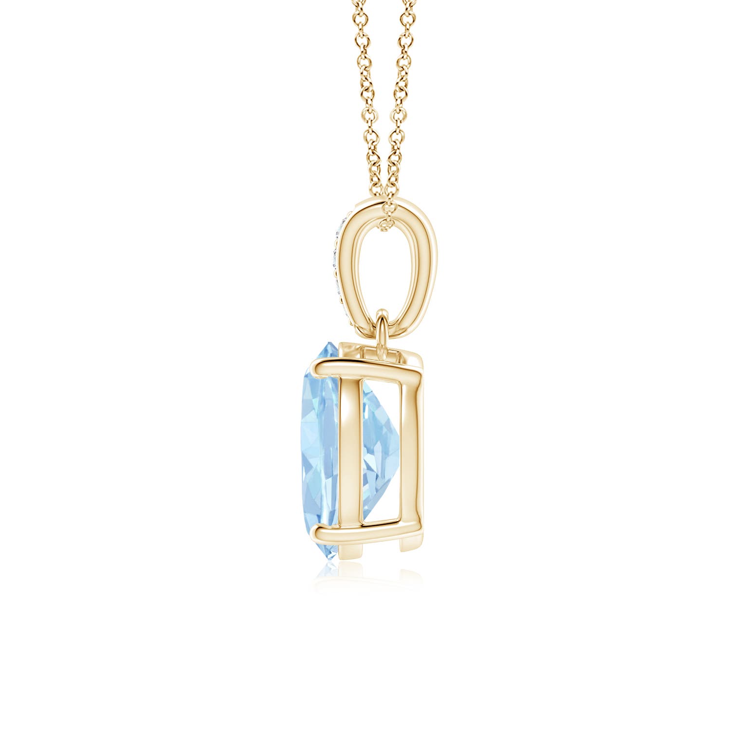 AA - Aquamarine / 1.53 CT / 14 KT Yellow Gold