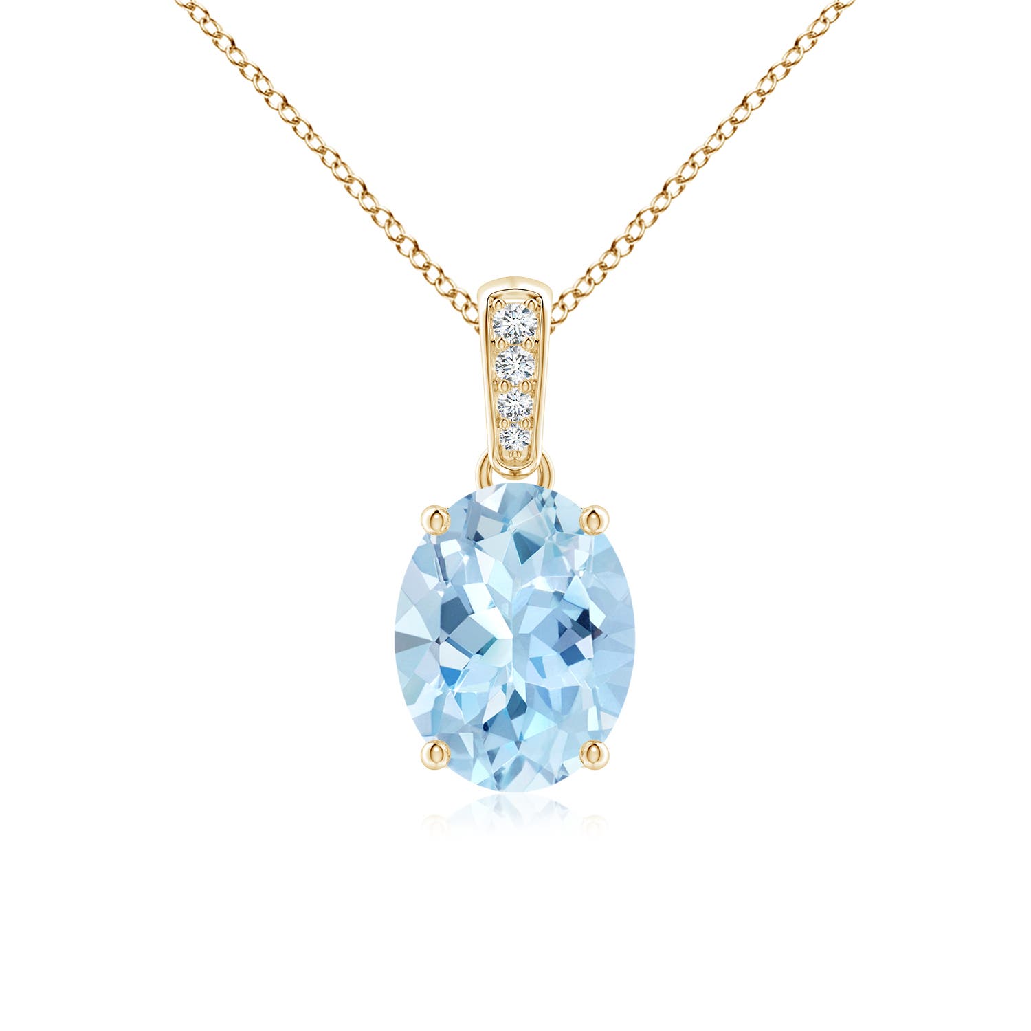 AAA - Aquamarine / 1.53 CT / 14 KT Yellow Gold