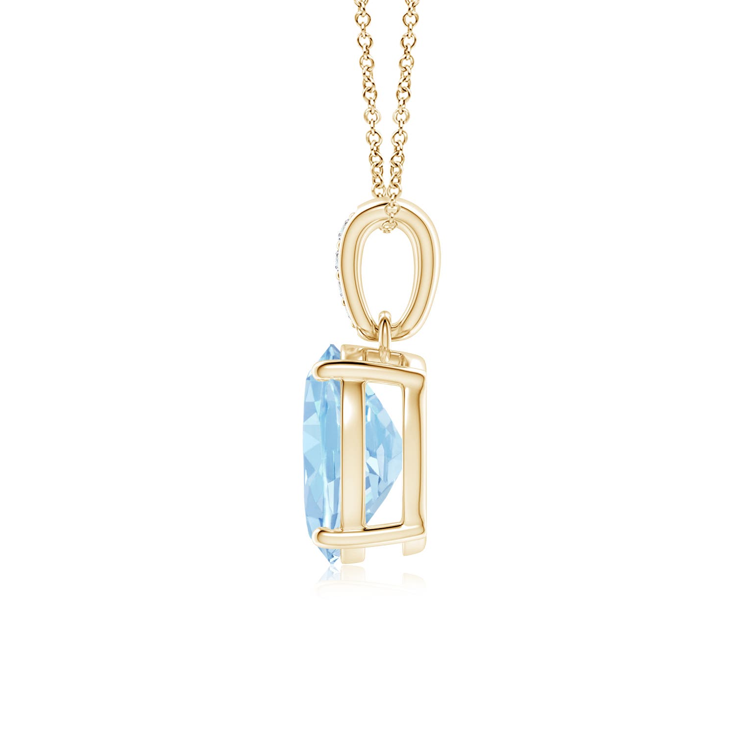 AAA - Aquamarine / 1.53 CT / 14 KT Yellow Gold